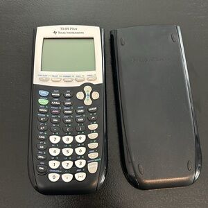 Texas Instruments TI-84 Plus Graphing Calculator Black With Cover